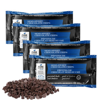 Dairy Free Vegan Mini Chocolate Chips, 9oz (4 Pack) | All Natural | Certified Kosher | Gluten-Free, Dairy-Free, Nut-Free | Allergen Friendly Baking Chocolate