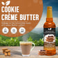 Syruvia Cookie Butter Coffee Syrup - 25.4 Fl Oz Premium Coffee Flavoring Syrup - Kosher Coffee Syrups, Gluten Free, No Coloring,