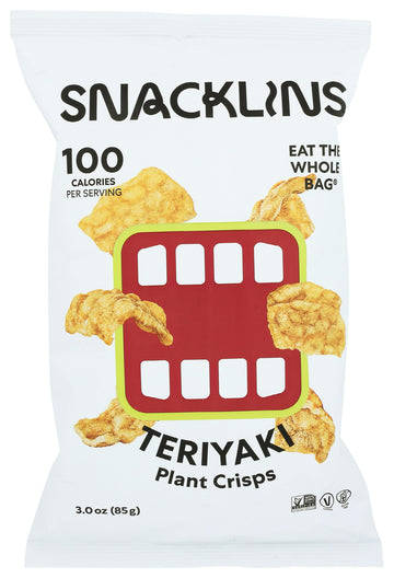 Snacklins Teriyaki Plant Crisps, 3 Oz