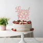 Rssta i Glitter Cake Topper, Legend Since 1995, Rose Gold, Model XM310, Perfect for 30th Birthday and Wedding Anniversary Celebrations