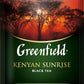 Greenfield Kenyan Sunrise ?Lassic Collection Black Tea Finely Selected Speciality Tea 100 Double Chamber Teabags With Tags In Fo