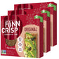 Finn Crisp Original Rye Crispbread - Thin, Crispy Flatbread Crackers - 7oz (Pack of 3) - Authentic Finnish Sourdough Whole Grain Rye