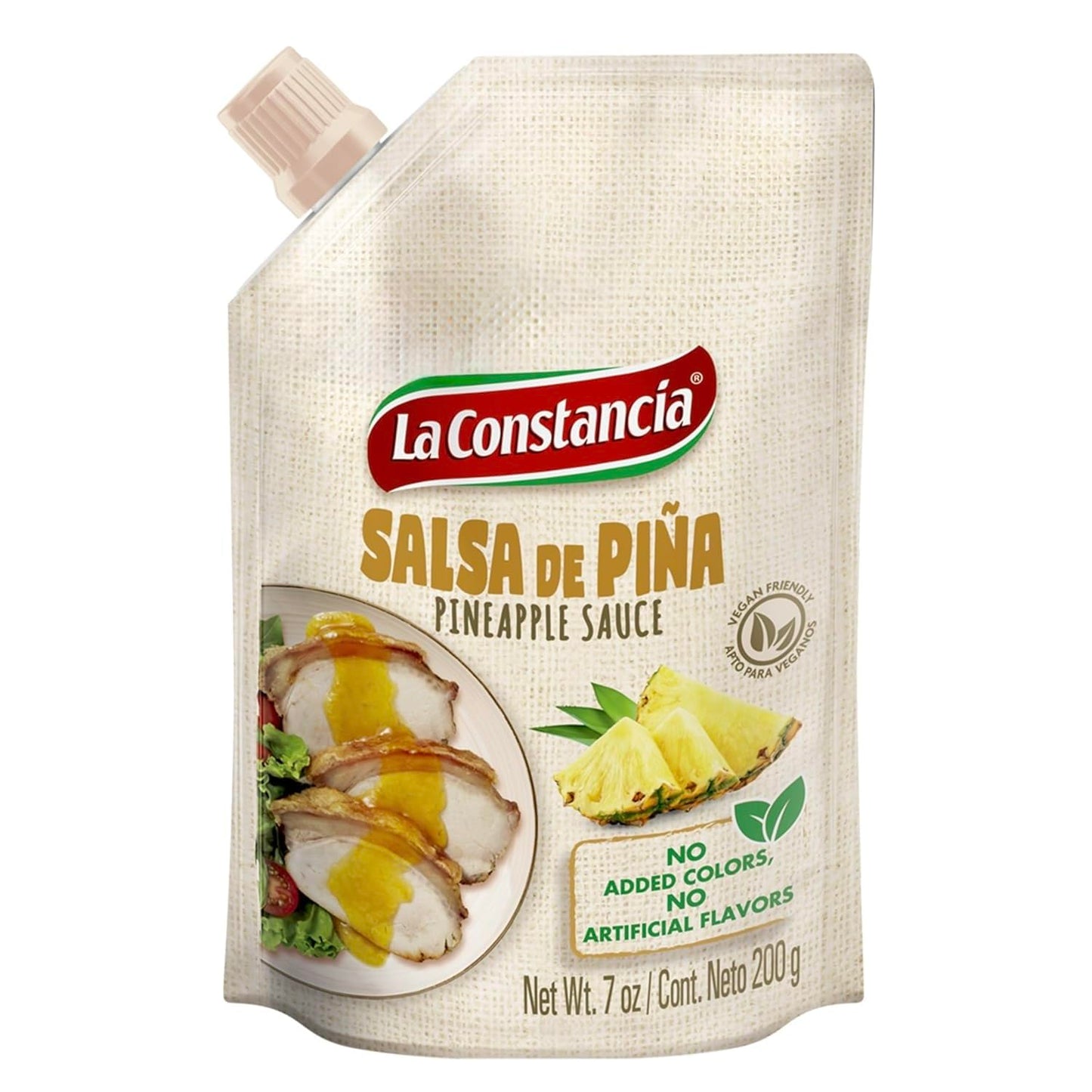 Salsa de Pina - Pineapple Salsa, Fruit Sauce and Meat Marinade - 7oz/200g - Imported from Colombia