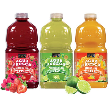 Langers Agua Fresca Variety Pack  64fl oz (Pack of 3)