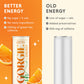 GORGIE Sugar Free Natural Energy Drinks, Orange Twist, 12 Pack, Vegan, Low Calorie, Sparkling Energy with Green Tea Caffeine