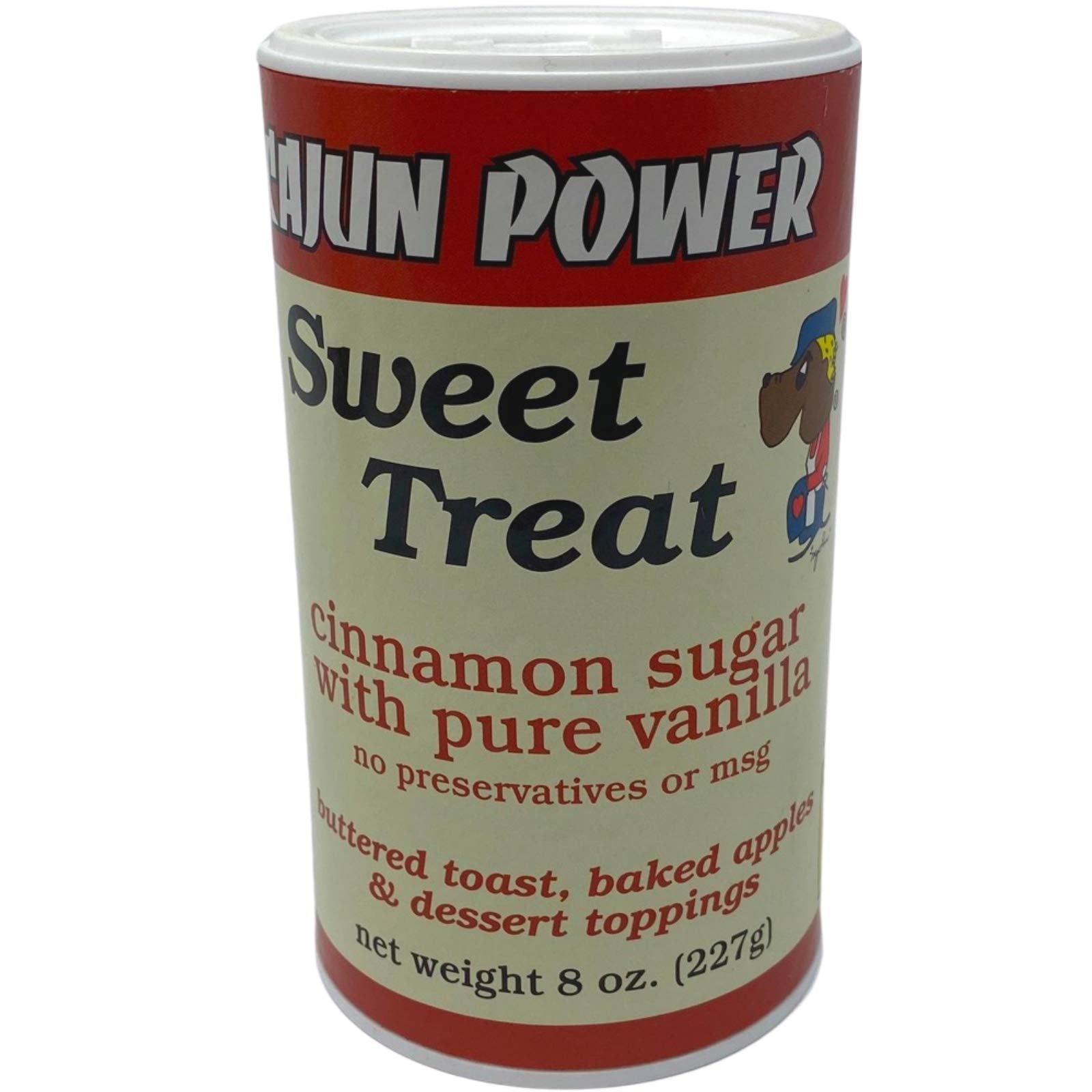 Cajun Power Sweet Treat Cinnamon Sugar W/ Pure Vanilla 8 Ounce