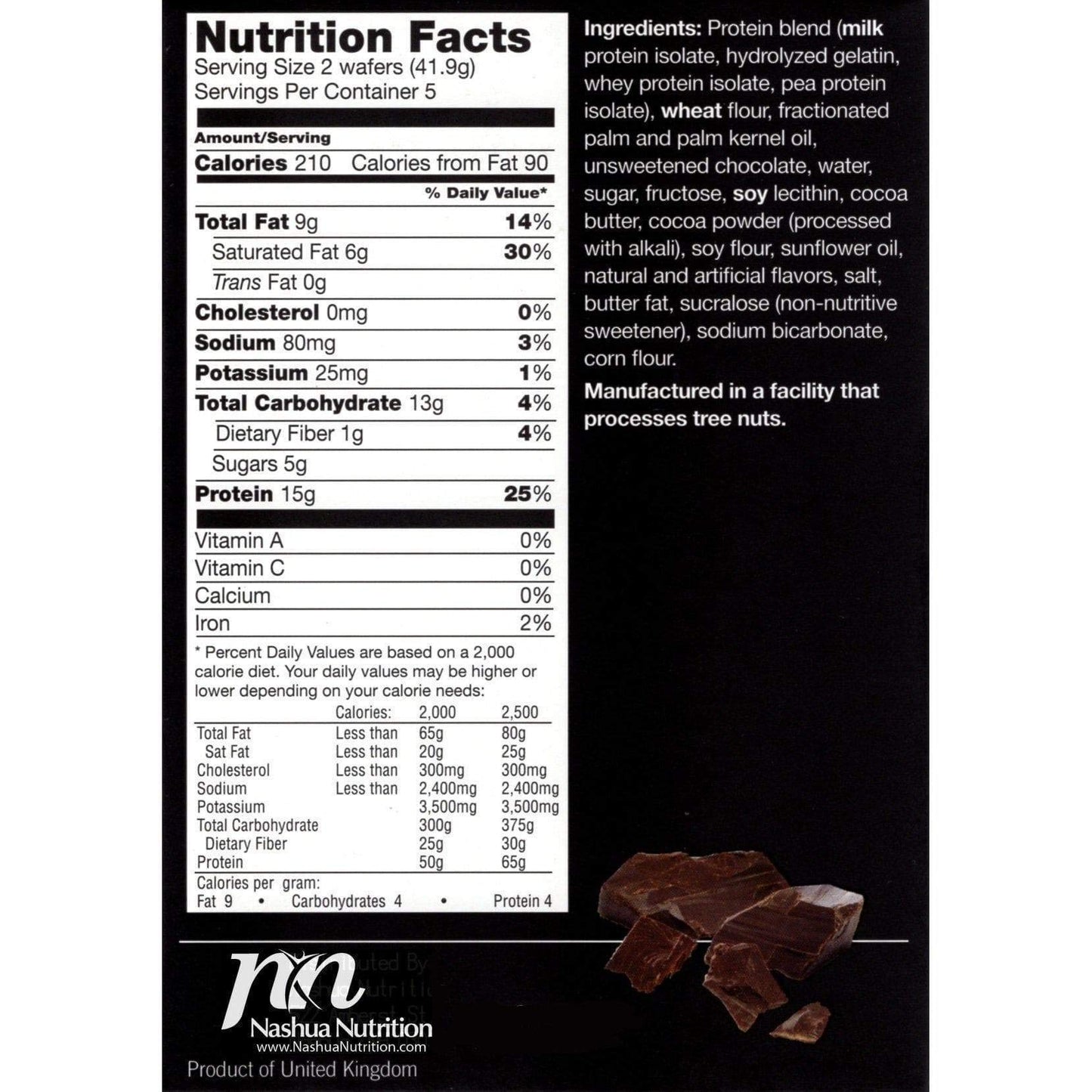 Proti-Thin High Protein Wafer Squares, 15g Protein, Low Calorie, 3 Count Box, Brown, 5 Count (3 Boxes - Save 5%)