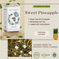 The Spice Hut Sweet Pineapple Green Tea Pyramid Sachet Bags, Caffeinated, 16 Count Box