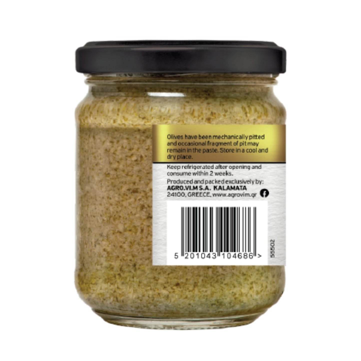 Iliada Green Olive Spread with Green Hot Peppers, 175g - Authentic Greek Tapenade with Extra Virgin Olive Oil & Spices