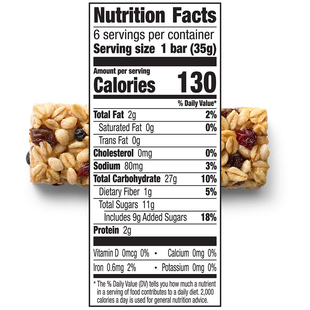 Cascadian Farm Organic Granola Bars, Harvest Berry Chewy Granola Bars, 6 Ct