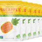 Natures Turn Freeze-Dried Fruit Snacks, Pineapple Crisps, Pack Of 6 (0.53 Oz Each)