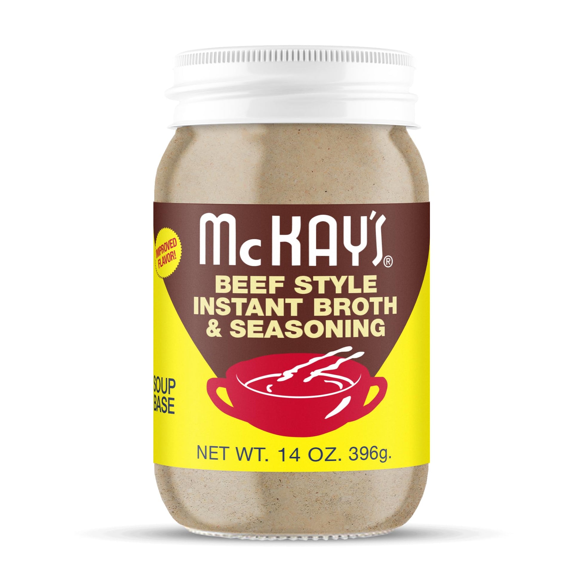 Mc Kay'S Chicken And Beef Flavored Powdered Soup Seasoning, Gluten Free Instant Broth, Bullion Cubes Substitute, Est. 1945 (Orig