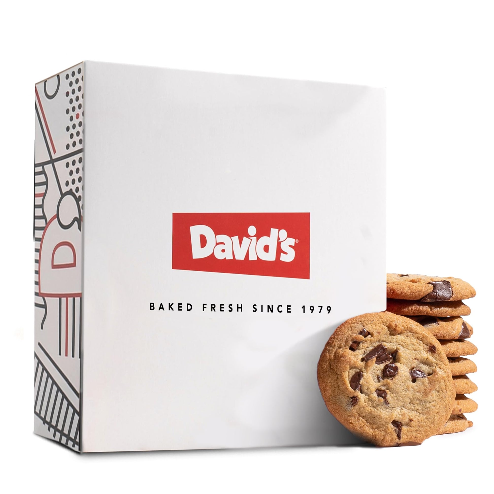 Davids Cookies Gluten-Free Chocolate Chip Cookies 9-pack - Gourmet Cookies with No Added Preservatives - Fresh Bakery Dessert -