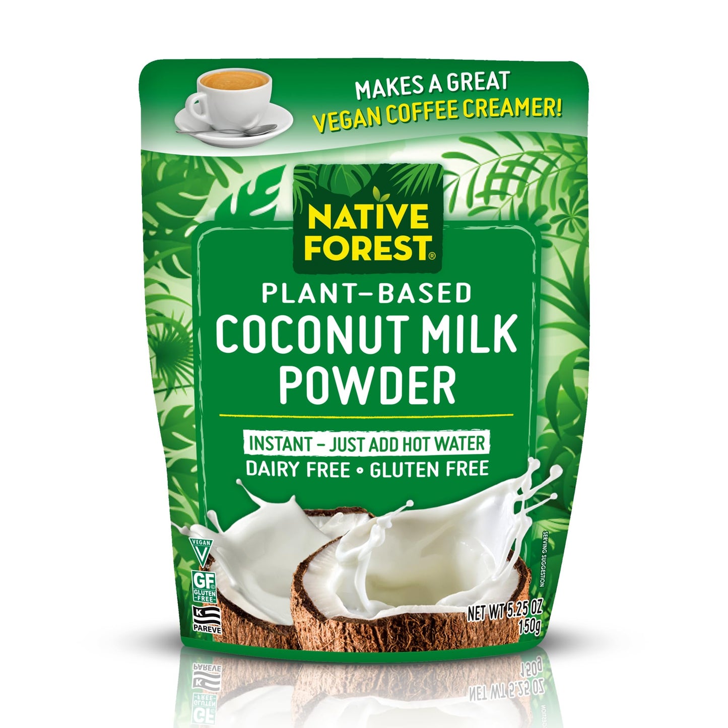 Native Forest Coconut Milk Powder - Coconut Powder, Coconut Cream Powder, Coconut Creamer Powder, Coconut Milk Creamer, Dairy Fr