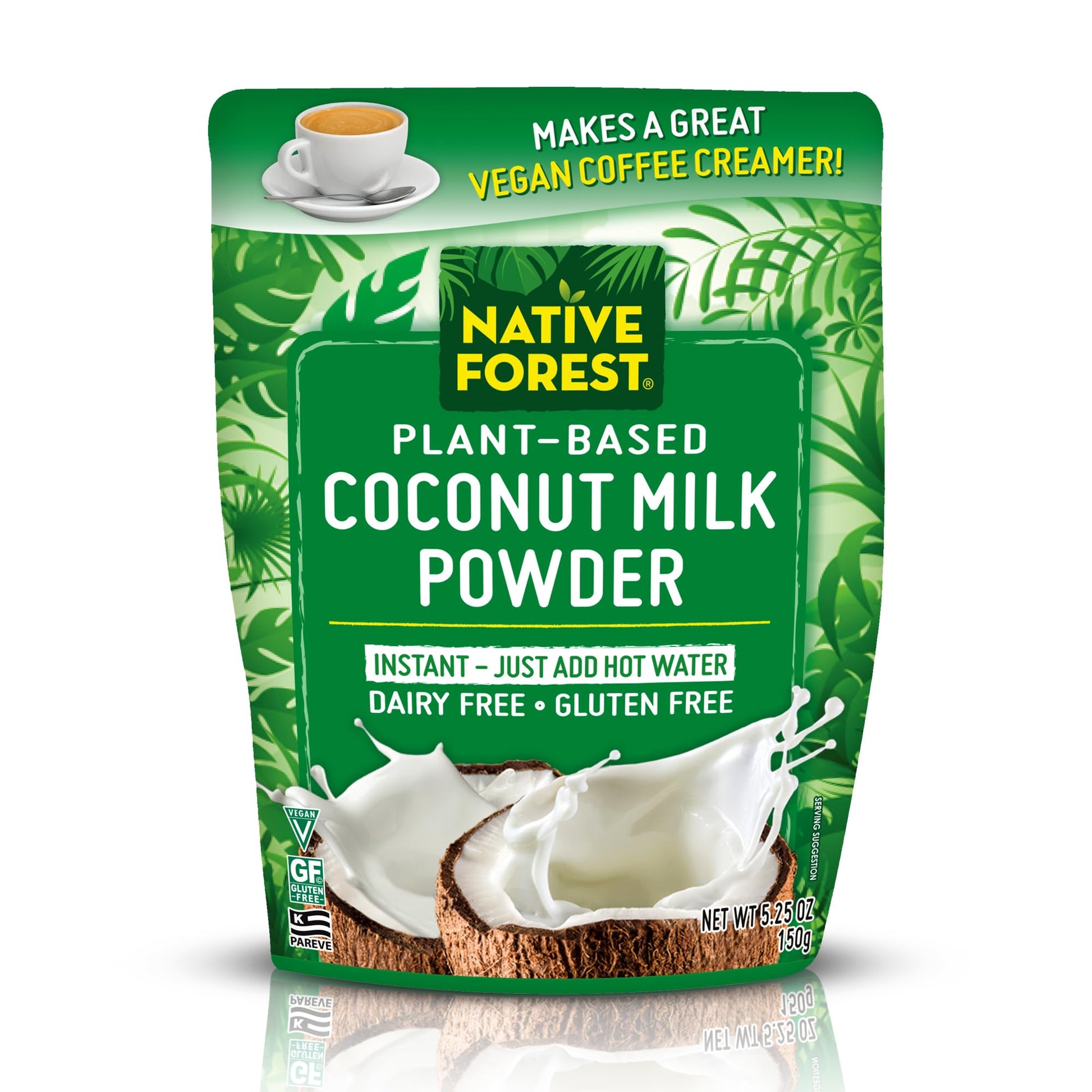 Native Forest Coconut Milk Powder - Coconut Powder, Coconut Cream Powder, Coconut Creamer Powder, Coconut Milk Creamer, Dairy Fr