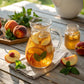 Jordans Skinny Mixes Sugar Free Syrup  Peach Tea Flavor  Fruit Flavored Water Enhancer  Drink Mix for Iced Tea  Lemonade  Drinks  Low Calorie Water Flavoring  Dairy & Gluten Free  Kosher  25.4 Fl Oz