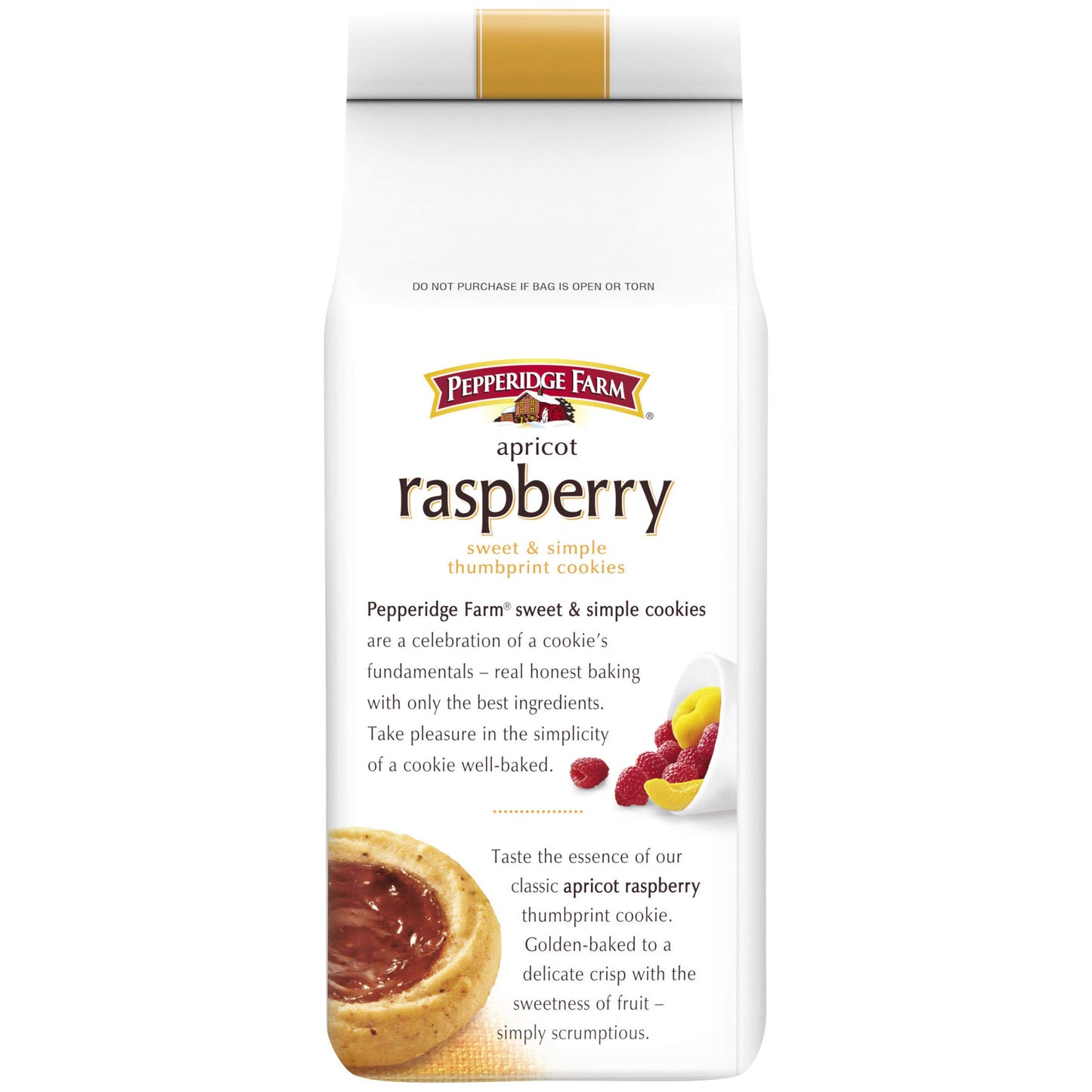 Pepperidge Farm, Apricot Raspberry Cookies, 6.75Oz Bag (Pack Of 4)