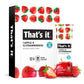 Thats it. Apple + Strawberry Fruit Bar, Vegan, Gluten Free, Non-GMO, No Sugar Added, 12 Count Pack