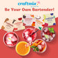 Craftmix Cranberry Vanilla Cocktail & Mocktail Drink Mixer, Skinny Mixes - Water Flavoring Packets - Made With Real Fruit - Vegan, Low-Carb, Low-Sugar, Non-Gmo, Dairy Free, Gluten Free, 12 Pack