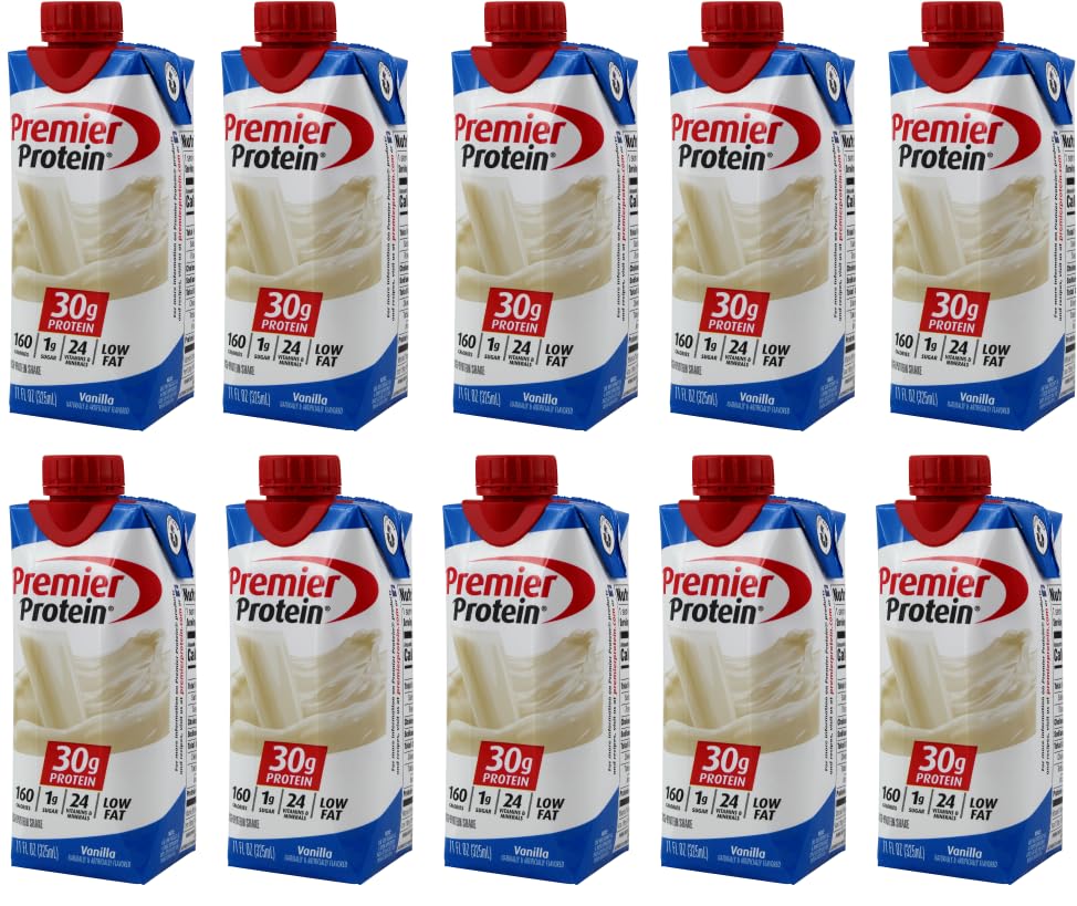 Niro Assortment | Protein Shake | Vanilla Flavor 10 Pack | Bundle includes Niro Beverage Sleeve