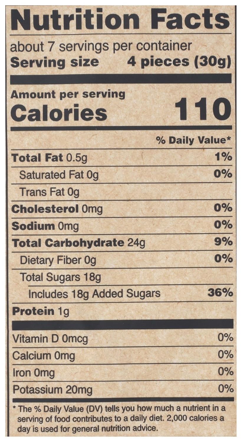 Soft Eating Mango Licorice - Rjs Licorice 7.05Oz Bag - Non-Gmo, No Hfcs, Vegan-Friendly & Kosher - Batch Made In New Zealand