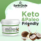 Earth Circle Organics Premium Ultra-Pure Unrefined Cold Pressed Organic Extra Virgin Coconut Oil - Gluten-Free, Keto & Paleo Fri