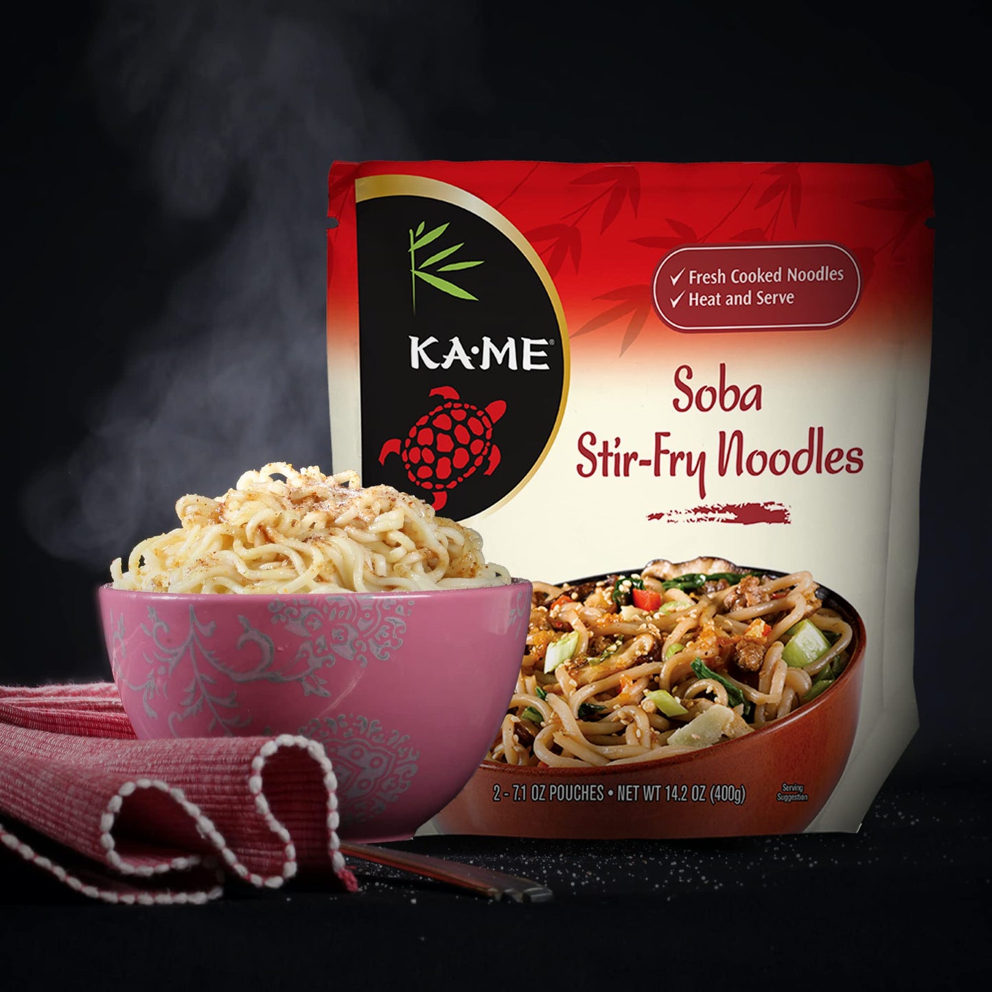 Ka-Me Soba Noodle Organic Buckwheat - 14.2 Oz. (Pack Of 6)