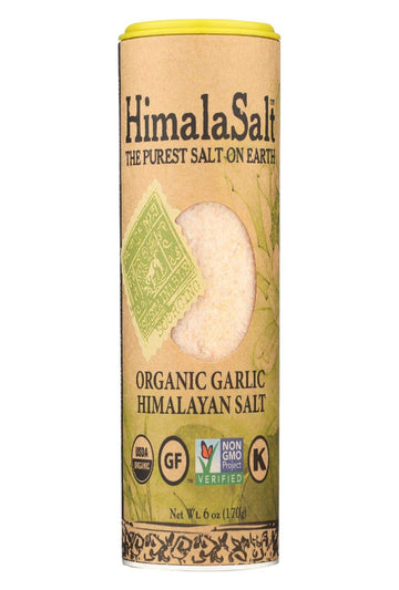 HimalaSalt Organic Garlic Shaker, 6 Ounce, All-Natural Seasoning
