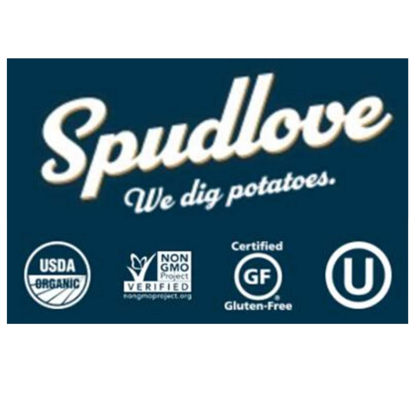 Spudlove Organic Thick-Cut Potato Chips Sea Salt | 1 Oz Bag