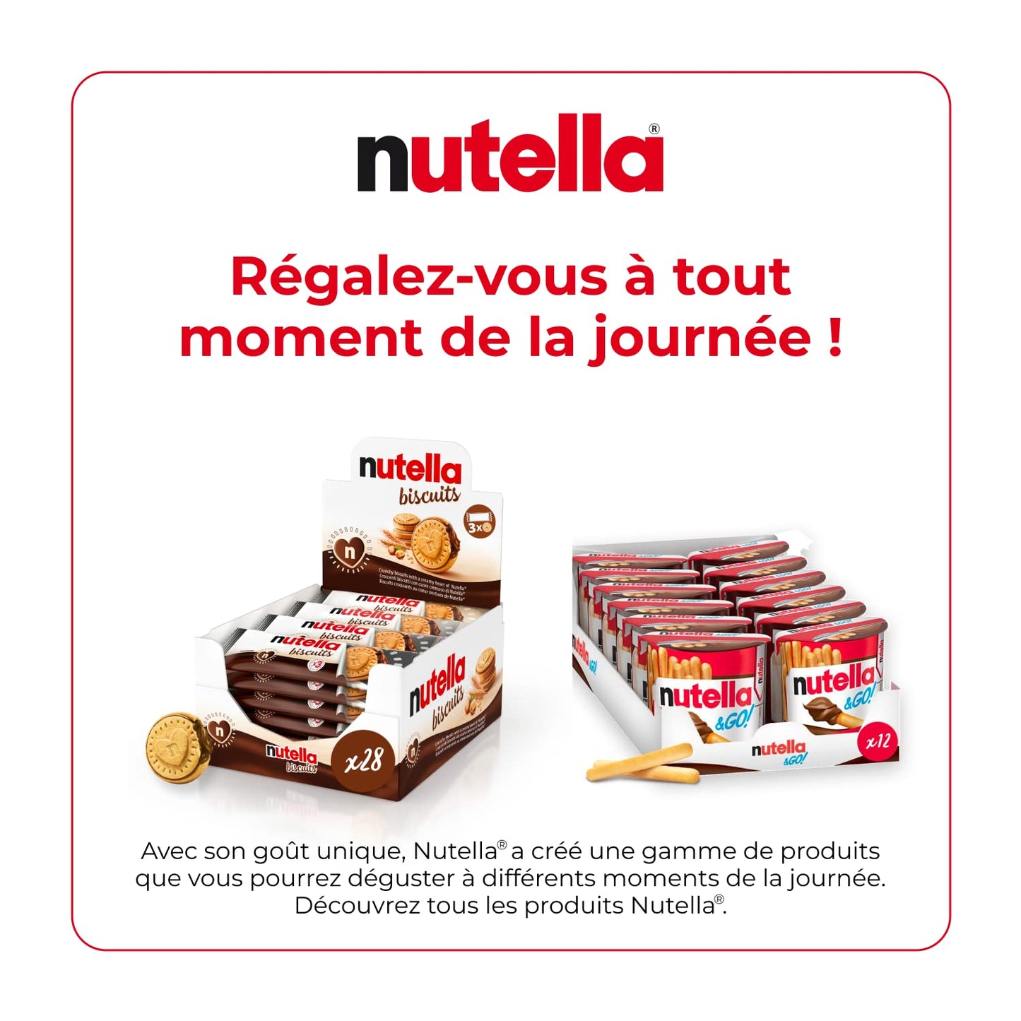 Nutella Biscuits (Box of 2, Pack of 56)