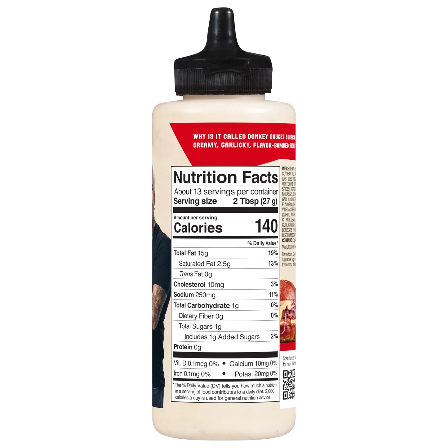 Guy Fieri'S Flavortown Famous Donkey Sauce - Garlic Aioli Sauce For Chicken, Fries, Dips, Burgers, & Sandwiches, Gourmet Condime