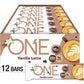 One Coffee Shop Caffeinated Protein Bars, Vanilla Latte, Gluten Free With 20G Protein And 65Mg Of Caffeine Energy, Pantry Staples, 2.12 Oz (12 Count), Packaging May Vary