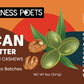 Wilderness Poets, Pecan Butter With Cashews - Organic & Raw (8 Ounce) - Glass Jar