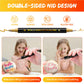 Jewem Edible Markers For Cookie Decorating, 10Pcs Upgrade Grade Metallic Markers Gold Shimmering Pens, Double Sided Tip Food Col