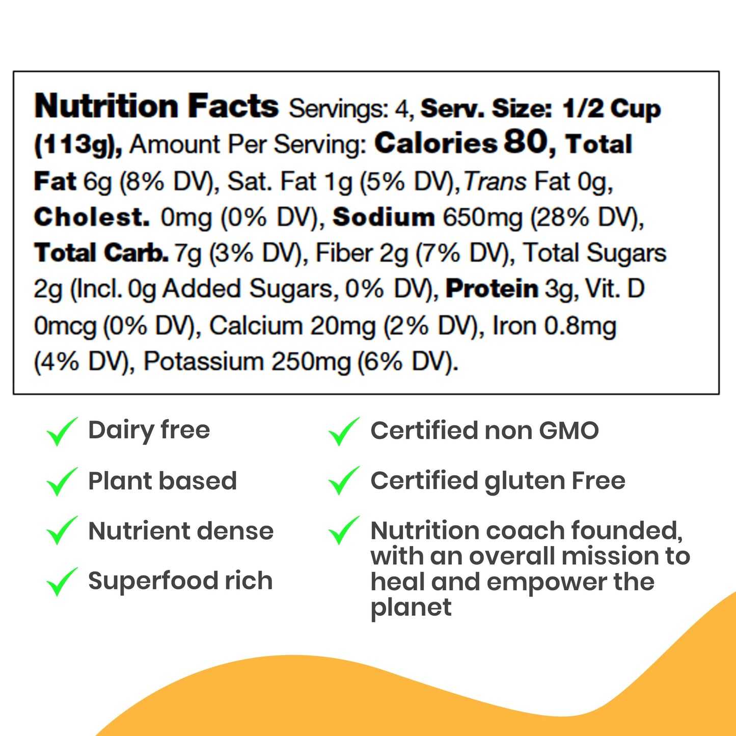 Livwell Dairy-Free Cauliflower Pasta Sauce - Pack Of 6 Plant Based Vegan Alfredo Pasta Sauce With Cauliflower, Roasted Garlic &