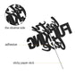 Forty Five Black Glitter Cake Toppers 45 Years Old Birthday Party Decorations Supplies