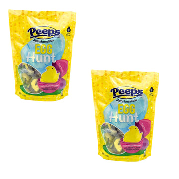 Yellow Peeps 18 Count Egg Hunt Bags - Pack of 2-18 Individually Wrapped Peeps - Perfect for Easter - Great for Sharing with Frie