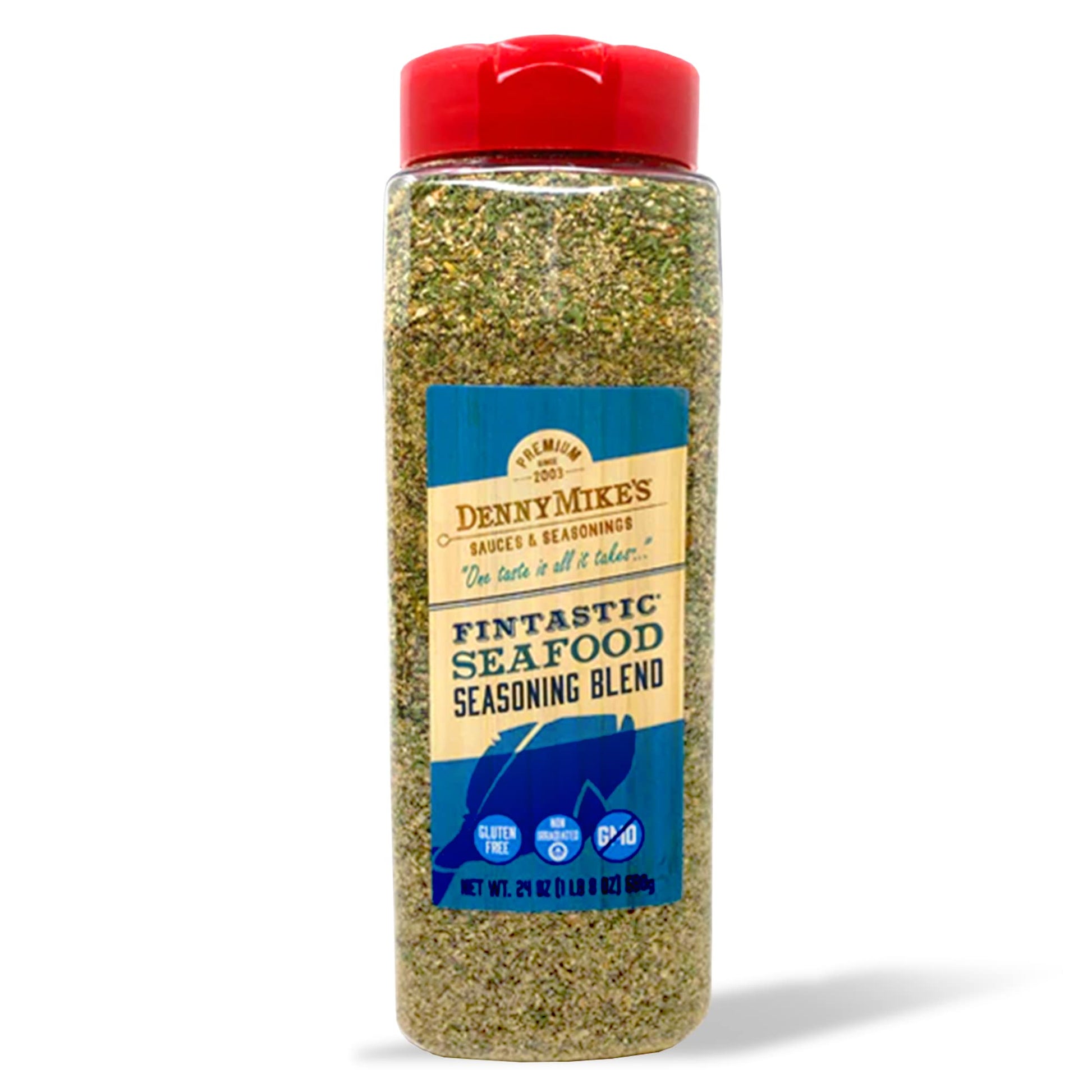 Dennymikes Fintastic Seafood Seasoning Blend  Dill And Lemon Pepper Seasoning For Fish And Shellfish  All Natural Fish Seasoning And Bbq Seasoning  Gluten-Free And Keto-Friendly  24 Oz  1.5 Pound