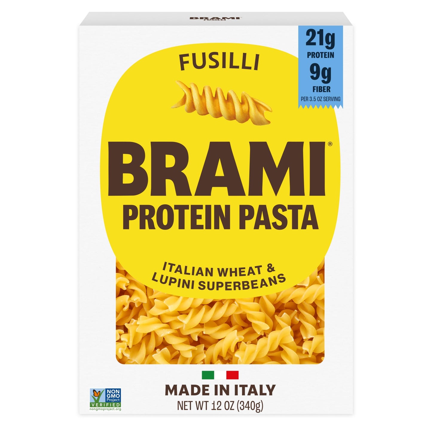 Brami - Pasta Semo Lupini Fusilli - Case Of 8-12 Ounces