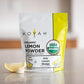 KOYAH - Organic Lemon Powder (with Peel) - 80 Servings (1 Scoop = 1 Lemon Wedge), USA & Mexico Grown Lemons, Freeze-Dried