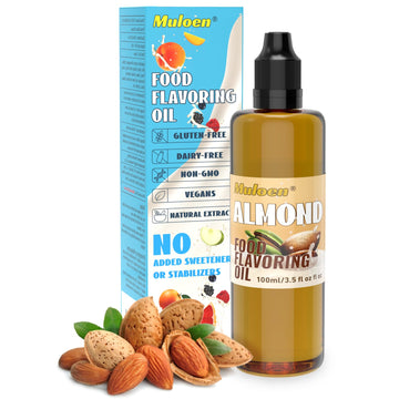 Almond Food Flavoring Oil - 3.5 Fl Oz Bottles Almond Flavor Concentrate for Food & Cosmetics - Almond Flavoring Oil for Baking, 