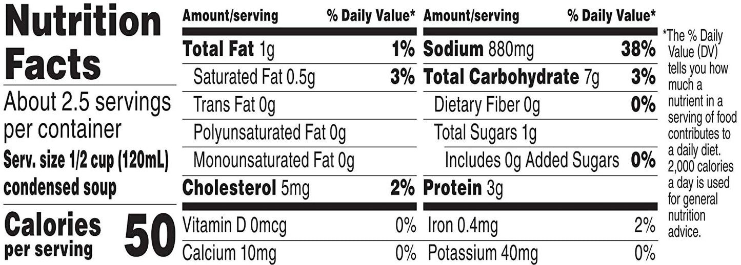 Campbells Condensed Chicken Wonton Soup, Pack of 6, 10.5 Ounce