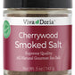 Viva Doria Cherrywood Smoked Sea Salt, Fine Grain, 5 Oz Glass Jar