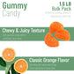 Sarahs Candy Factory Orange Slices Gummy Candy, Resealable Bag, No Preservatives, 1.5 Lb