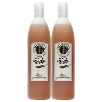 Mussini Crema, White Balsama Glaze, 16.9-Ounce Bottles (Pack of 2)