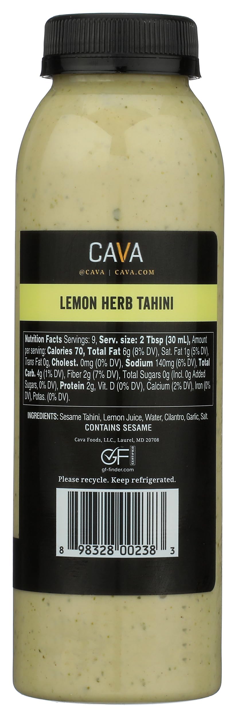 CAVA Lemon Herb Tahini Sauce, 9 OZ