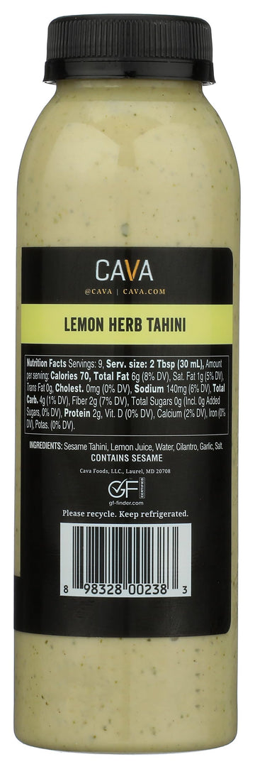 CAVA Lemon Herb Tahini Sauce, 9 OZ