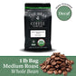 The Bean Organic Coffee Company Water Processed Decaf Peppermint Mocha, Medium Roast, Whole Bean Coffee, 16-Ounce Bag