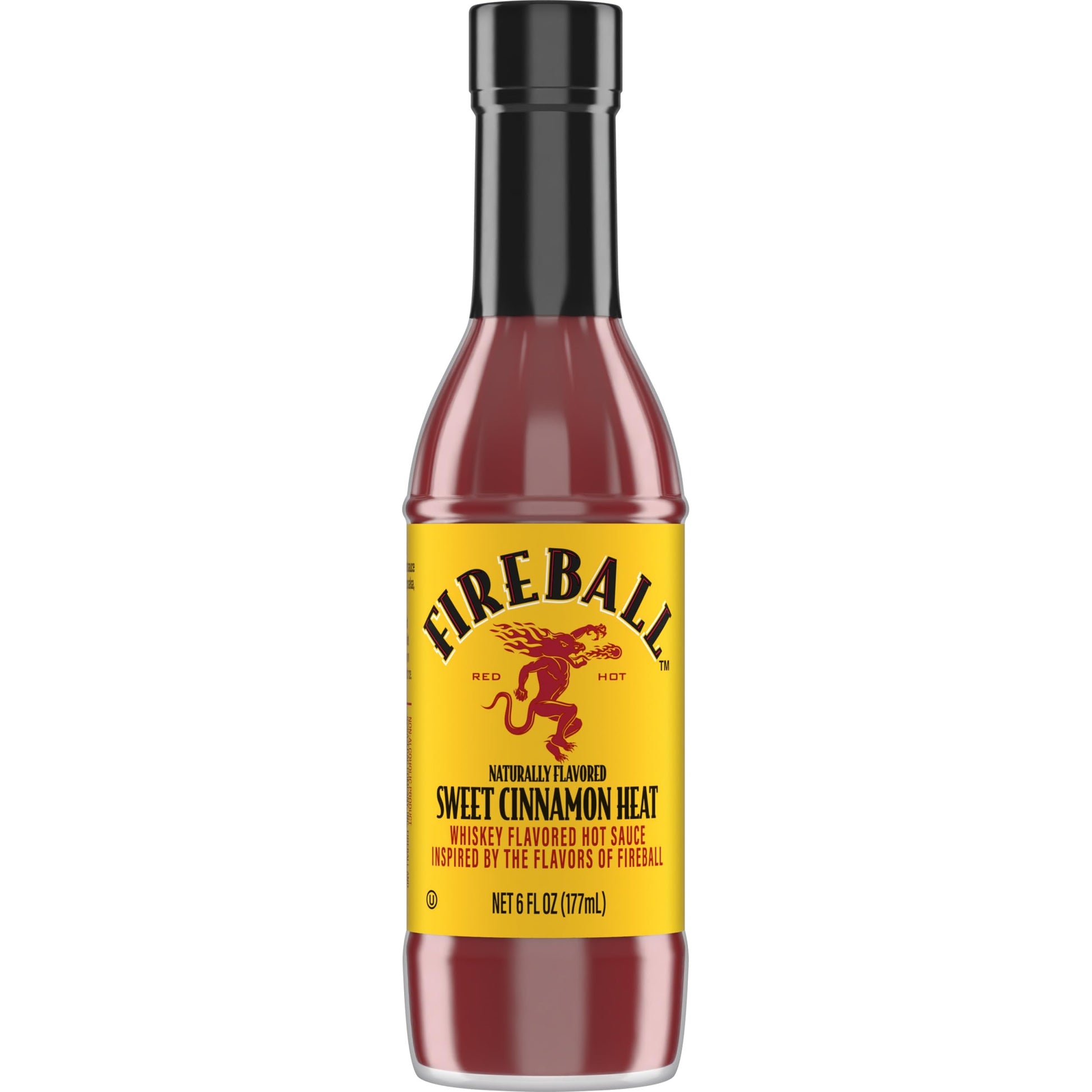 Weber Fireball Whiskey Flavored Hot Sauce, 6 oz, Model 1165874