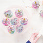 Gyufise 10Pcs Unin Rainbow Cupcake Toppers Unirn Rainbow Cake Topper Decorations For Rainbow Unin Boys Girl Babyshower Birthday